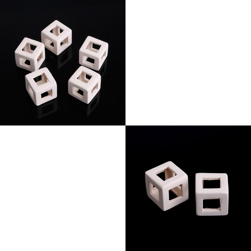Hide Cave Ceramic - حوض السمك الديكور مكعب كهف السيراميك