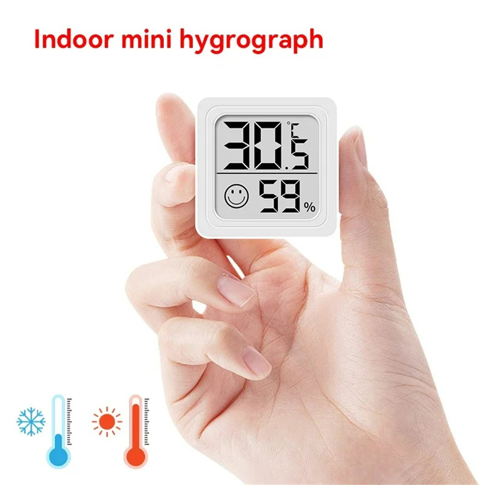 المحمولة LCD ميزان الحرارة الر - مراجعة Digital Hygrometer Probe وسعره