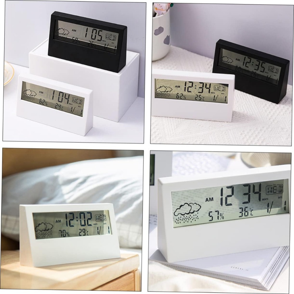 مقياس حرارة ورطوبة رقمي مع ساع - مراجعة Digital Hygrometer Probe وسعره