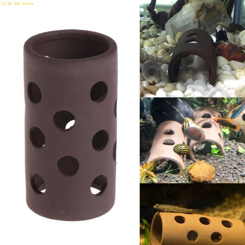 W3JE السيراميك حوض السمك الديك - مراجعة Hide Cave Ceramic وسعره