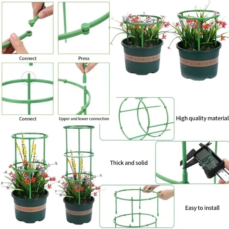 دعامة نباتات نصف دائرية للحديق - مراجعة Vine Climbing Plastic وسعره