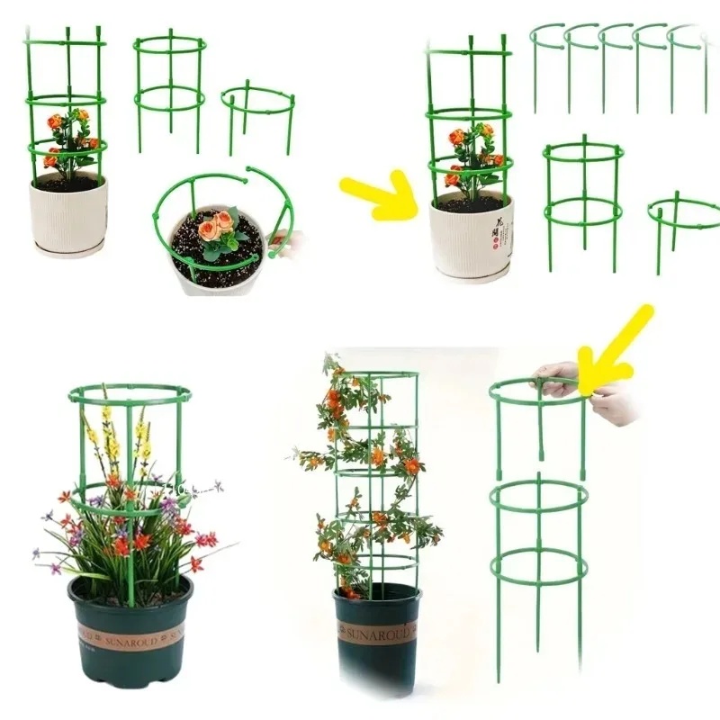 دعامة نباتات نصف دائرية للحديق - مراجعة Vine Climbing Plastic وسعره