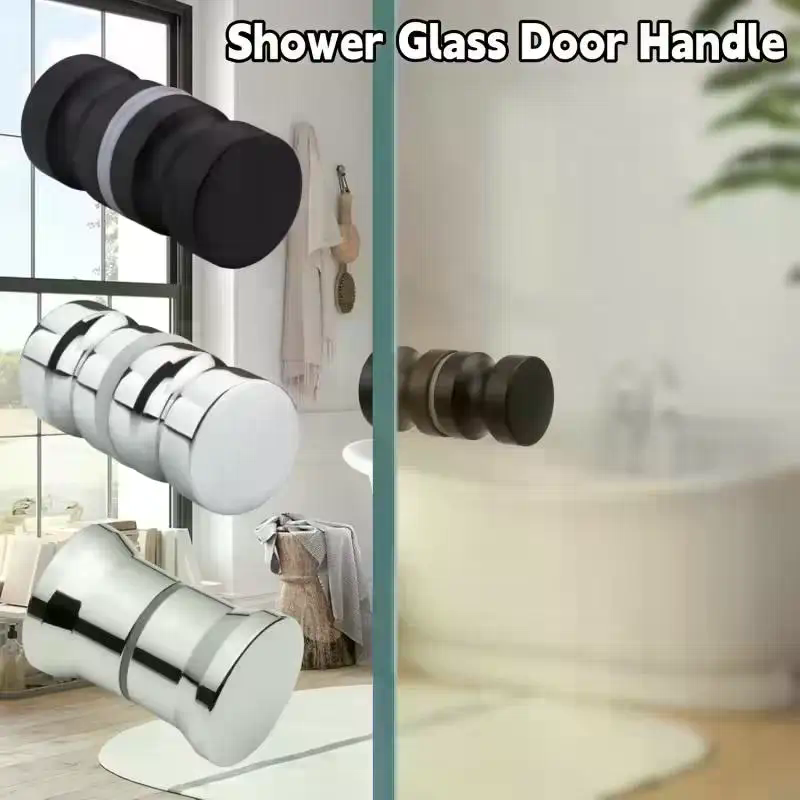 مقبض أنيق لأبواب الدش الزجاجية - مراجعة Glass Door Hinge وسعره