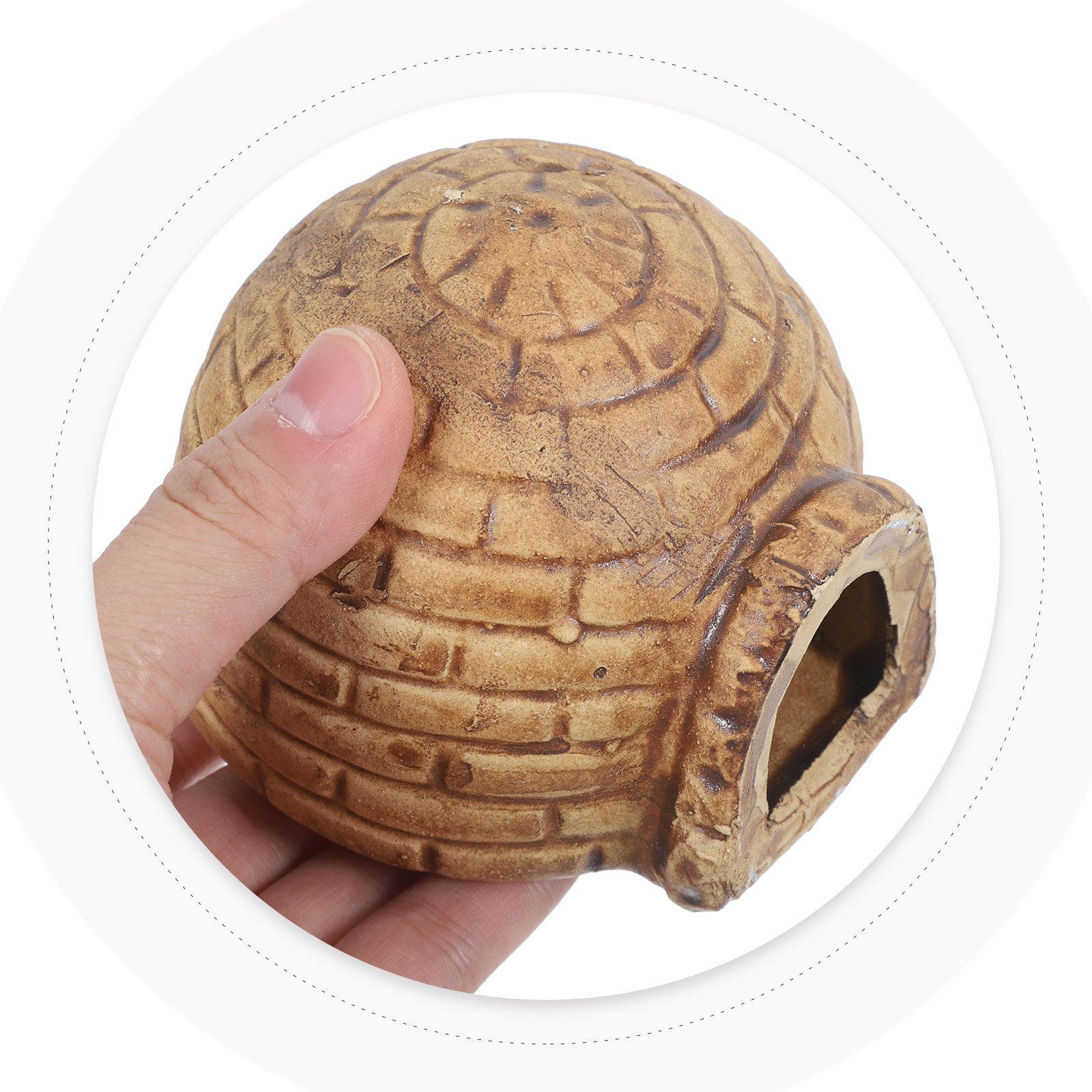 مخبأ سيراميك متين لأسماك البلي - مراجعة Hide Cave Ceramic وسعره