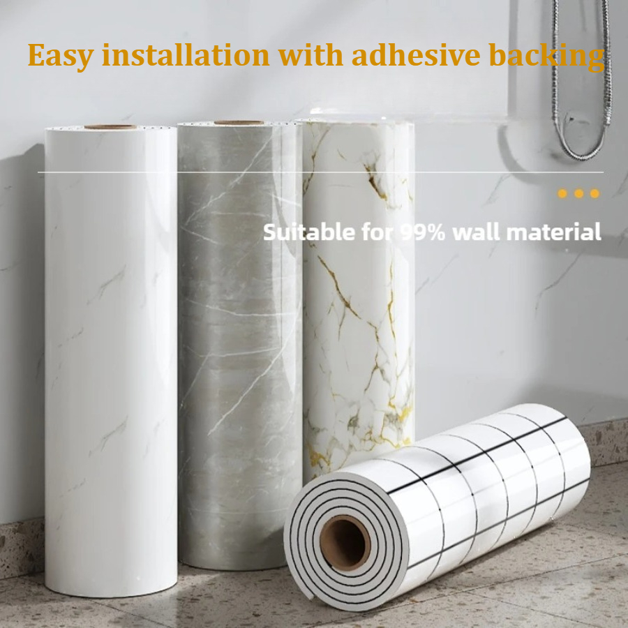 ملصقات جدارية رخامية ذاتية الل - مراجعة Pvc Panel Background وسعره