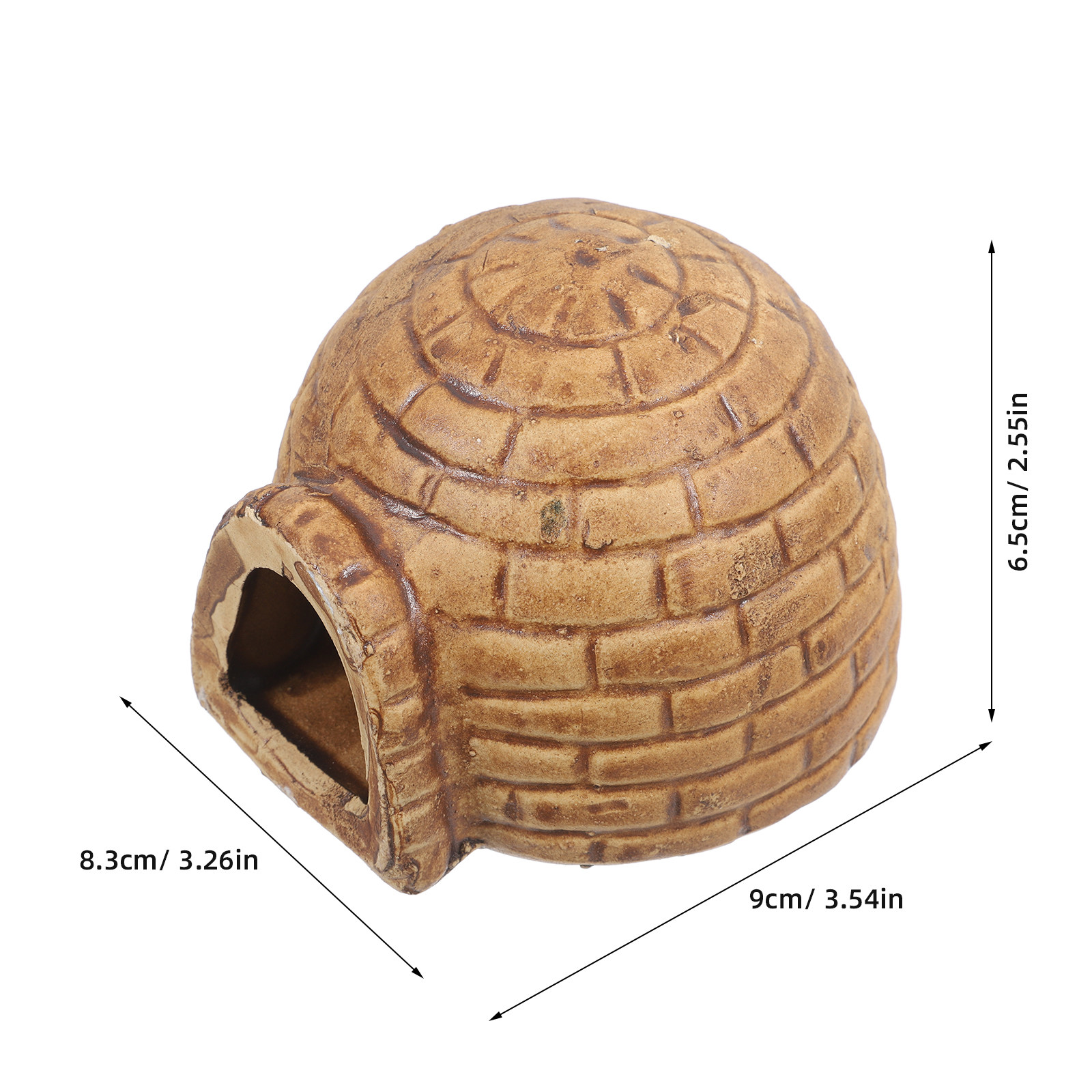 مخبأ أسماك الزينة من السيراميك - مراجعة Hide Cave Ceramic وسعره
