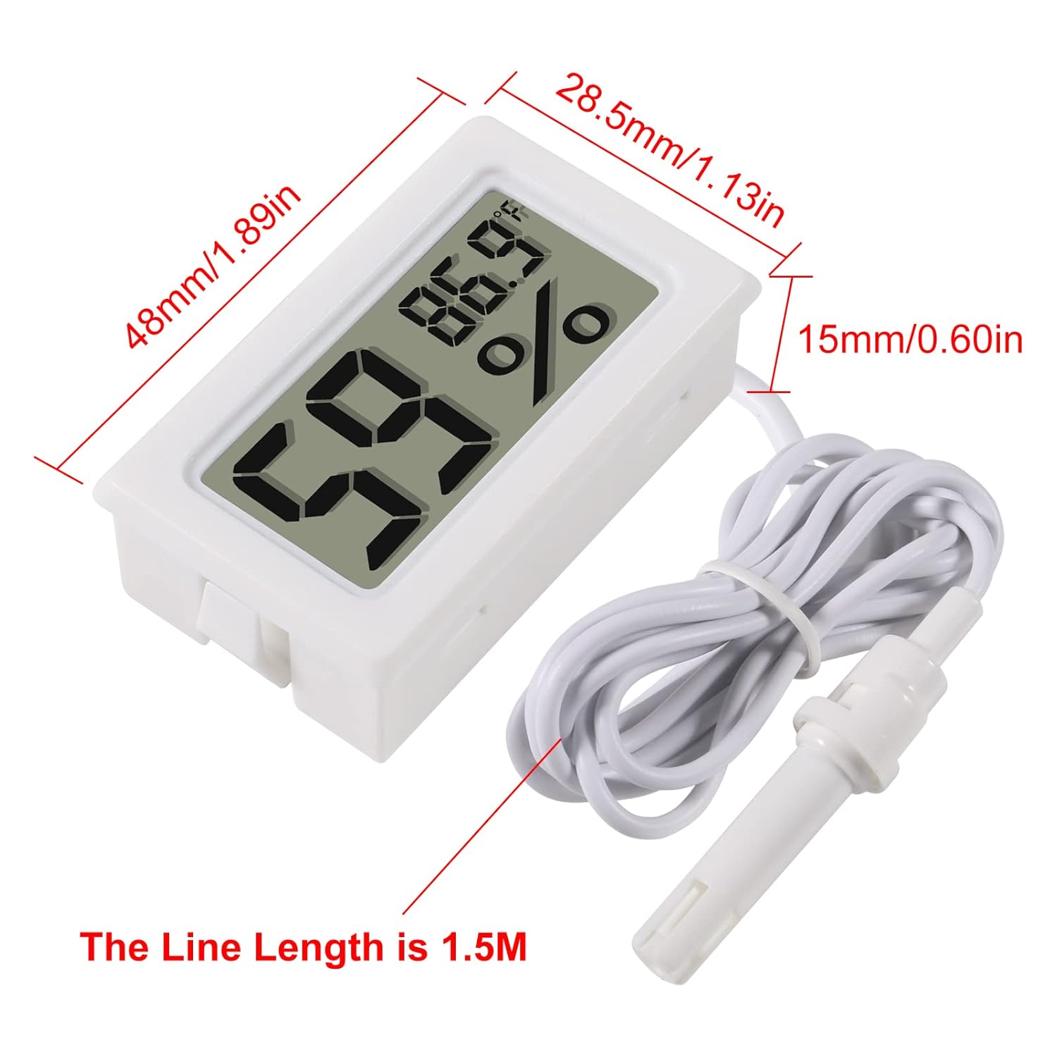 2 قطعة مقياس الرطوبة الرقمي ال - مراجعة Digital Hygrometer Probe وسعره